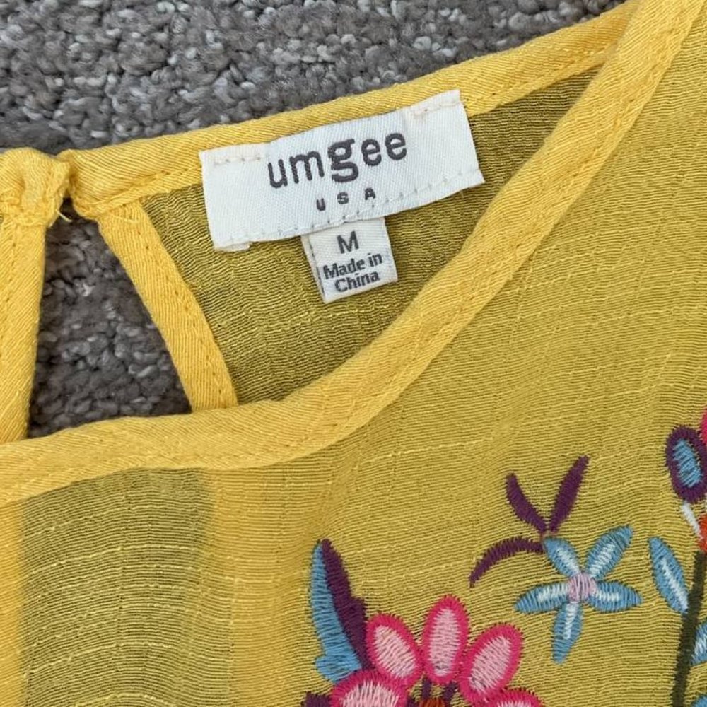 Umgee Bohemian Embroidered Blouse - Picture 3 of 6